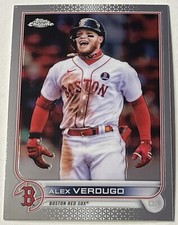2022 Topps Chrome Base Refractor #33 Alex Verdugo - Boston Red Sox