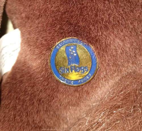 Vintage Tazmanian Devil Plush 1997 Six Flags Exclusive Looney Tunes Stuffed Taz - Picture 6 of 7