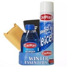 Carplan Winter Essential Car Care Travel Kit Scraper De-Icer Screenwash Demister