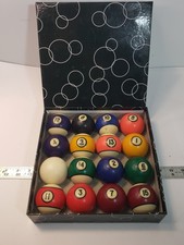 2-1/4" Full 16 Piece Pool Table Billiard Balls Pool Ball Set