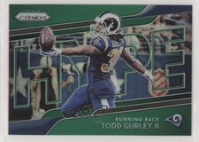2018 Panini Prizm Hype Green Prizm Todd Gurley II #H9 4l3