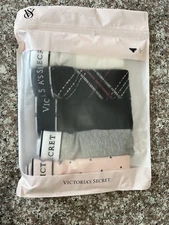 Victoria's Secret Logo Cotton Hiphugger Large Panty Pack Of 5 New