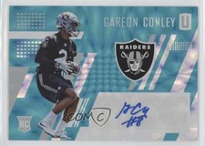 2017 Unparalleled Class of Rookie Teal Future Frame 5/25 Gareon Conley Auto 5c9