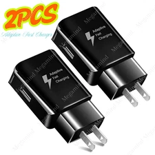 2x Fast Charging Block USB Adaptive Fast Charger Box Android Cell Phone Tablet