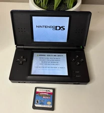 Nintendo DS Lite Handheld System Blue With One Game-No Charger & Stylus Pen