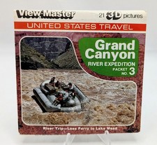 1970 View-Master Grand Canyon River Expedition Pack 3 - 3 Reel Pack