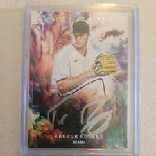 2021 Panini Chronicles - Origins Signatures Trevor Rogers #OS-TR Silver Ink Auto