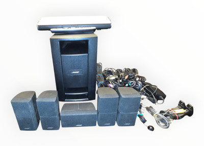 Bose Lifestyle T20 Home Theater AV20 PS28 III 5.1 Speakers Remote Tested