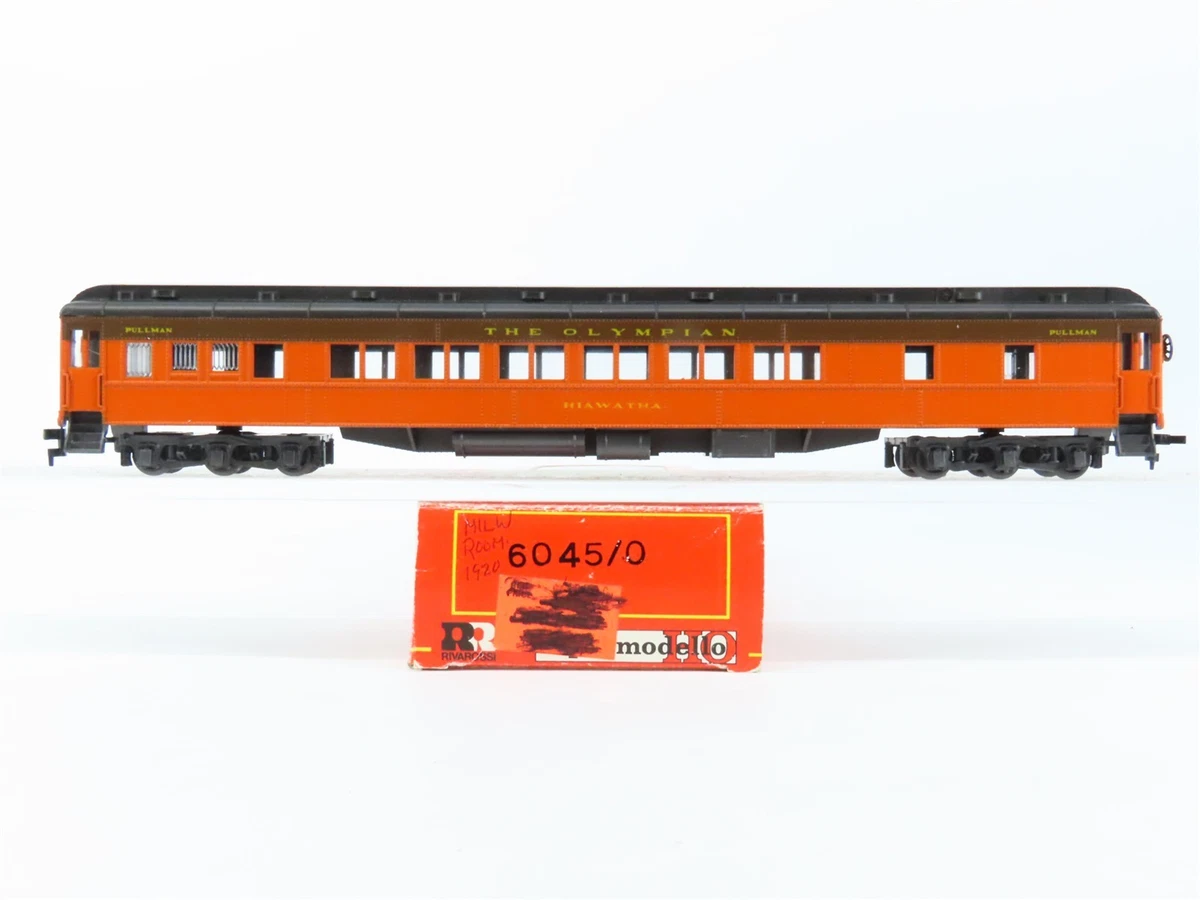 RIVAROSSI HO SCALE 1920 CH & A PULLMAN, COMBINE, OBSERVATION, COACH CAR SET | #2216415579