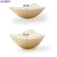 2PCS Thick Latex Bra Pads Push Up Breast Enhancer Removeable Bra Padding Inserts