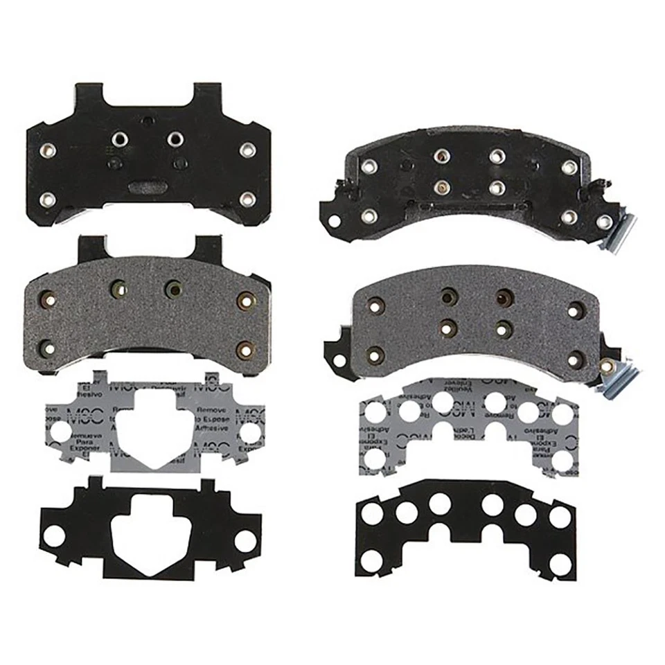 Pastillas de freno delanteras metálicas y zapatas traseras Element3 para Buick Century 1985-1989 Foto 3 de 4