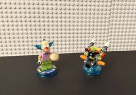 LEGO Dimensions The Simpsons LOT Complete Homer, 71202 Bart, 71211 Krusty 71227