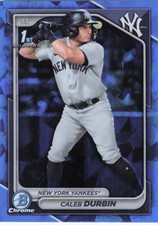 2024 Bowman Chrome 1st - Caleb Durbin #BCP-214 Sapphire