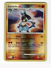 Lucario 6/130 Rare Diamond & Pearl Pokemon Reverse Holo Heavily Played on eBay