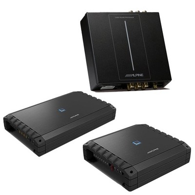 Alpine PXE-C60-60, S2-A36F, S2-A120M Optim6 6-Ch. Processor & Mono Amp Bundle