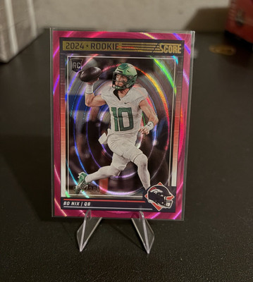 2024 Score Bo Nix Rookie #332 Pink Parallel 99/299