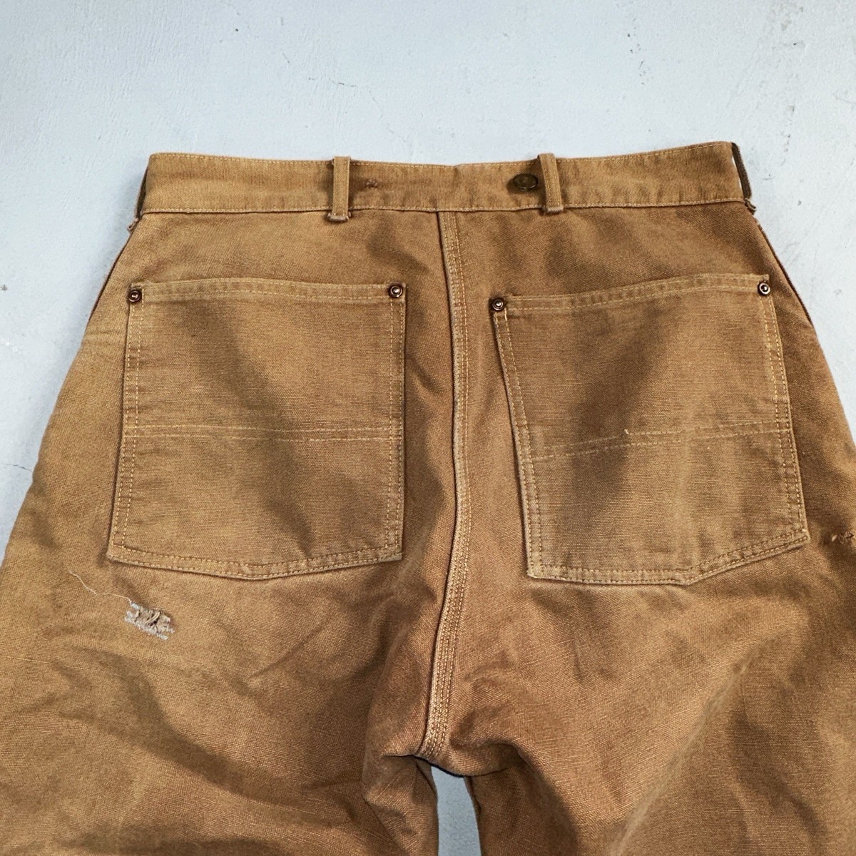 Carhartt ブラウン カバーオール　ヴィンテージ　USED 商品紹介 » 40's “Carhartt” BROWN DUCK COVERALL - Suntrap