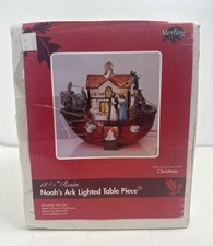 18 1/4 Resin Noah s Ark Lighted Table Piece