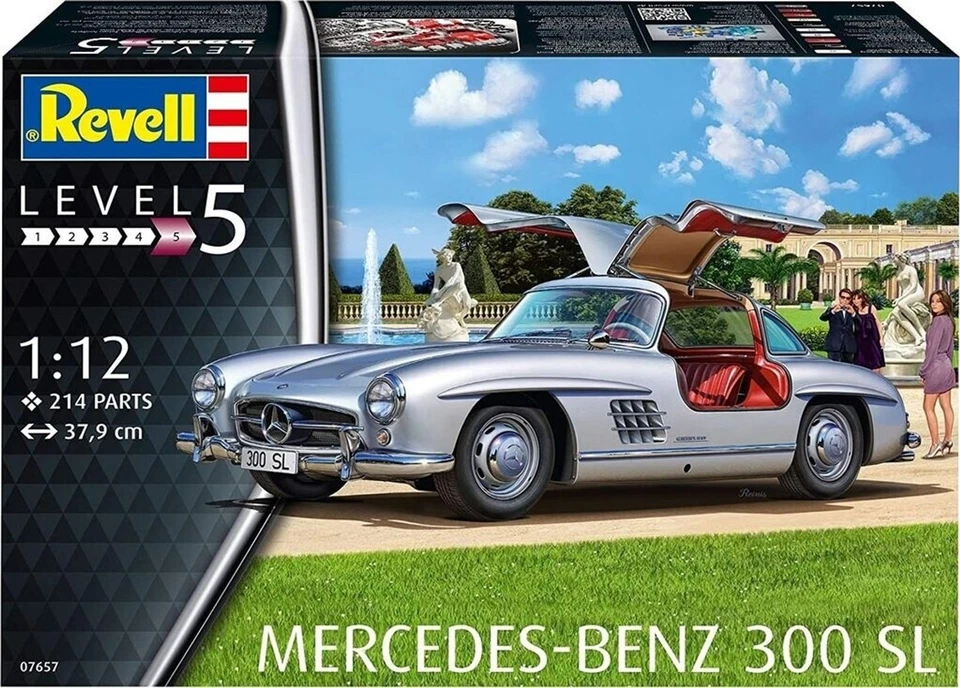 Revell RV07657 Mercedes Benz 300 SL originalgetreuer Modellbausatz für Experten - Bild 2 von 4