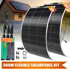 300W Solarpanel Kit Mono Solarmodul Set mit Wechselrichter Dach …