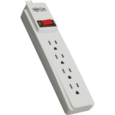 Tripp Lite 4 Outlet Power Strip 10Ft Cord 5-15P Plug Ps410