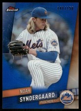 2019 Finest #95 Noah Syndergaard Blue Refractor #/150