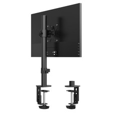 Single Desk Monitor Mount Stand Swivel Tilt Rotation 1332 In 20 Lbs VESA