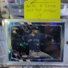 2021 Topps Chrome #556 Tom Hatch Rookie blue ice 