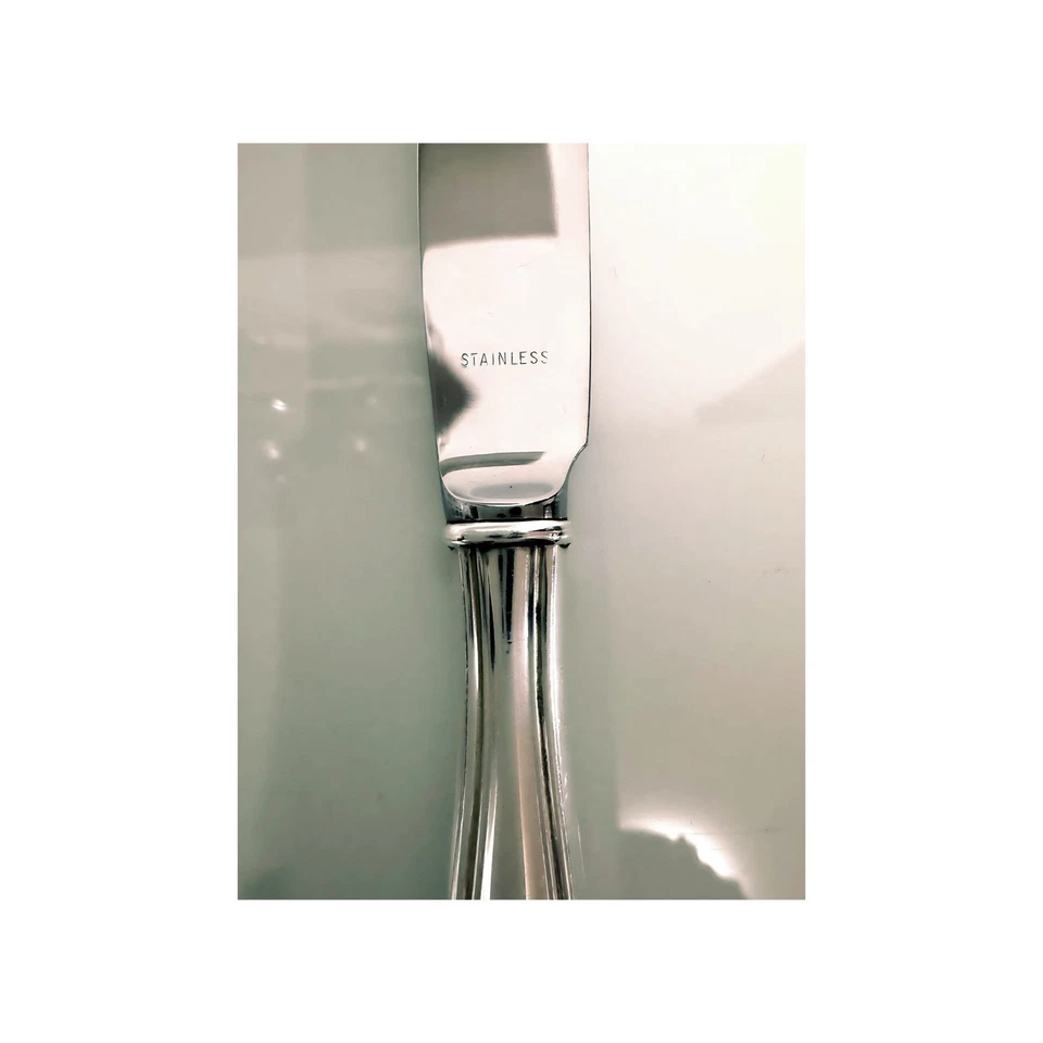 Nuevo cuchillo de cena francés Easterling Gorham clásico americano de plata esterlina Foto 3 de 4