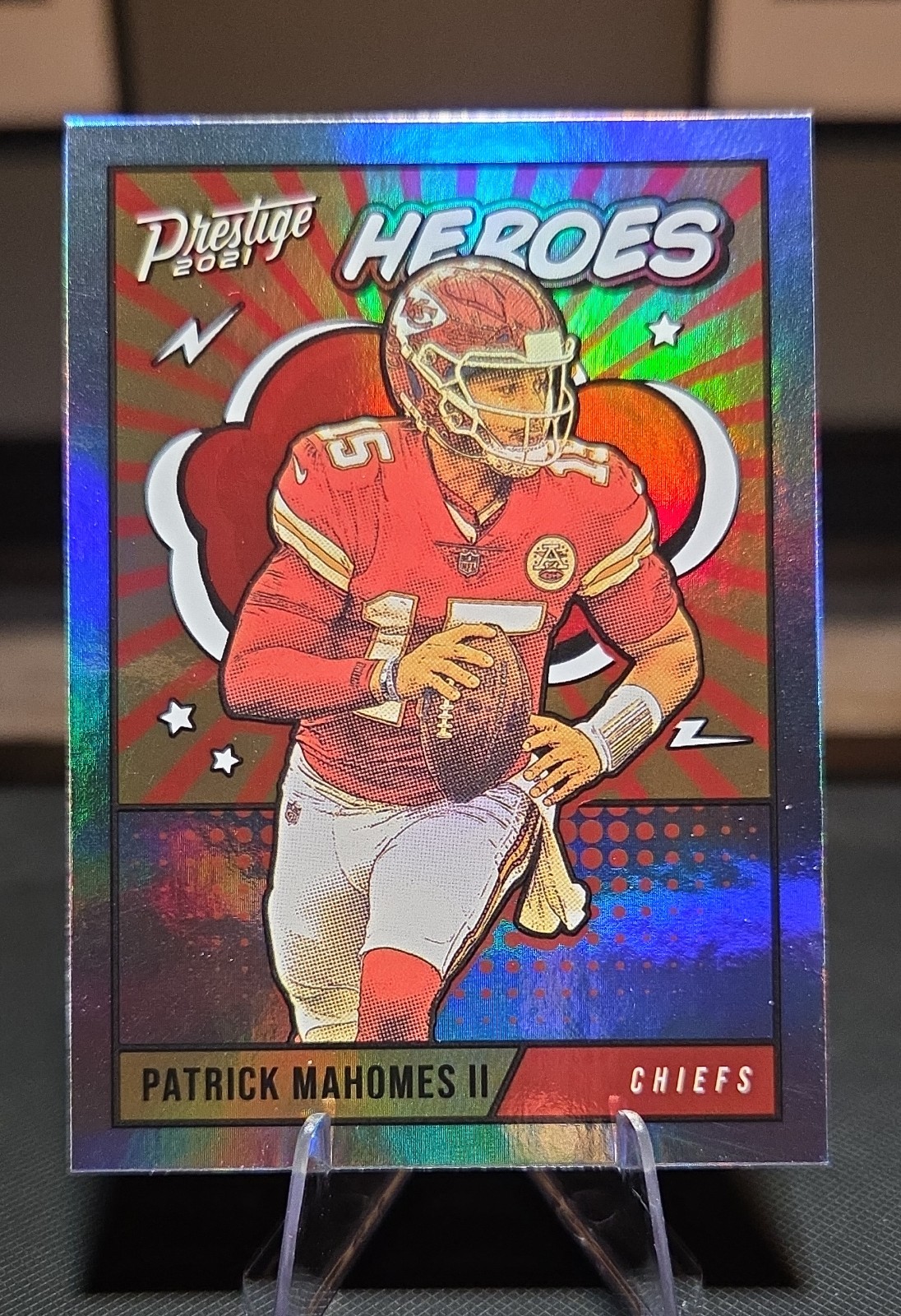 2021 Patrick Mahomes Panini Prestige Heroes Chiefs