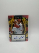 2024 Panini Select Mario Soto Red Gold Auto /10 Reds