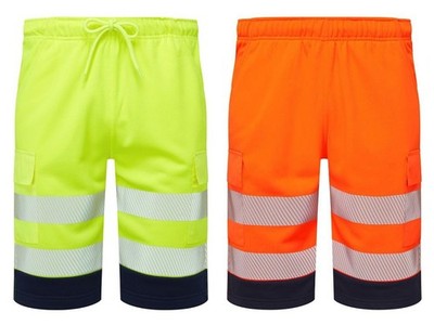 Essentials Hi-Vis Eco CottonCool gelbe Shorts Arbeitskleidung Baumwolle cool S-4XL
