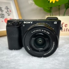 Sony Alpha A6300 Mirrorless Digital Camera with 16-50mm Zoom Lens 24.2MP Black