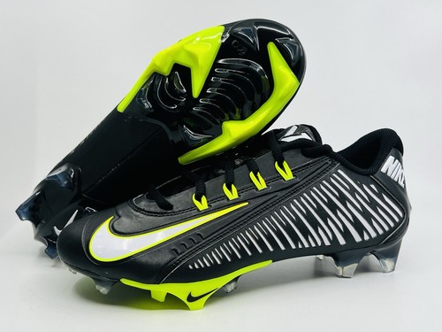 Nike Vapor Edge 360 VC Vapor Carbon Football Cleats Black/Volt/White Mens Size 8 - Picture 6 of 7