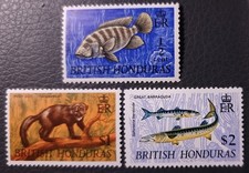 British Honduras - 1969 - Wildlife definitives as pictured MNH
