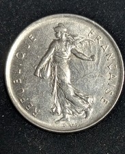 1970 France  5 Francs Circulated KM# 926a.1