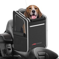 Portable Motorcycle Pet Carrier for Dogs/Cats - Fits Touring Bikes ATVs
