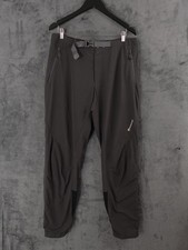 Montane Trousers Mens XL Grey Terra Fleece Lined Cargo Stretch Outdoor Walking