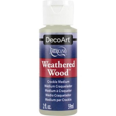 DecoArt Americana Farbe Medium - verwittertes Holz Crackle 2oz DAS8