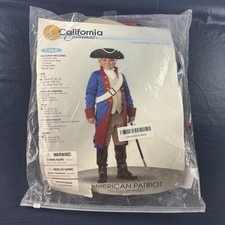 California Costumes American Patriot Costume Child Medium 8-10 Blue Outfit