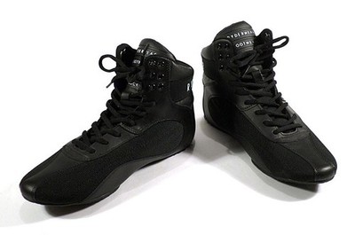 RYDERWARE D-Mack Block WEIGHTLIFTING GYM SHOES Black Leather MEN'S 9 New w/o Box