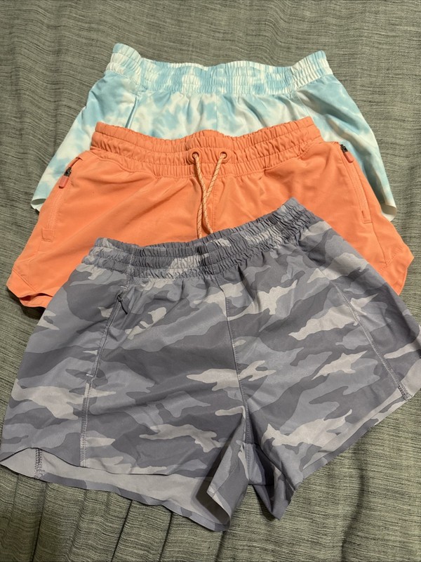 Athleta Girl 3 Pairs Athletic Shorts Size Large 12