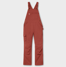 NEW Du.luth Women's Heirloom Gardening Bib Overalls, Brick
