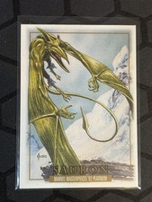 2024 SkyBox Marvel Masterpieces 92 Platinum Sauron #76 Canvas