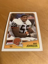 1988 Topps Mike Johnson #96 Cleveland Browns Football Card