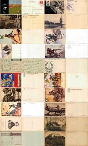 postcards MILITARY WW2-RSI-SOCIALE-REGGIMENTALI MILITARY lot 20 pieces-002A