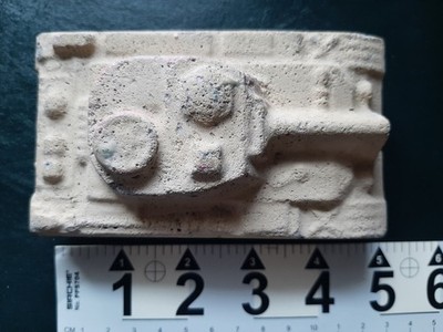 CAST CEMENT TANK - TOY or MODEL - SOVIET TANK ? - Heavy Plaster