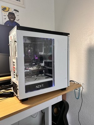 NZXT White Tower Gaming Desktop PC w/ RGB Lighting, MSI 970 GAMING Motherboard