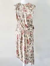 Zimmermann Paper Hearts Silk Midi Dress Size 1 – Rare – 100% Silk