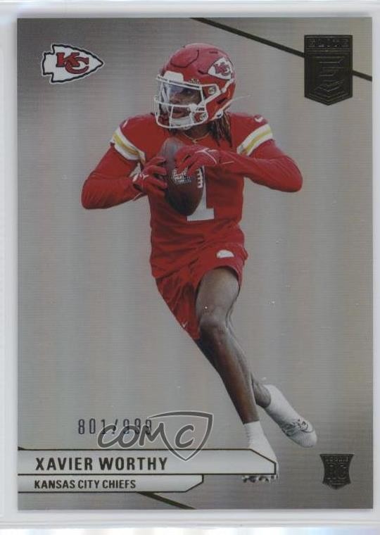 2024 Panini Donruss Elite Rookies /999 Xavier Worthy #186 Rookie RC